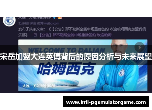 宋岳加盟大连英博背后的原因分析与未来展望