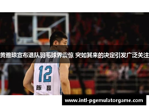 黄雅琼宣布退队羽毛球界震惊 突如其来的决定引发广泛关注